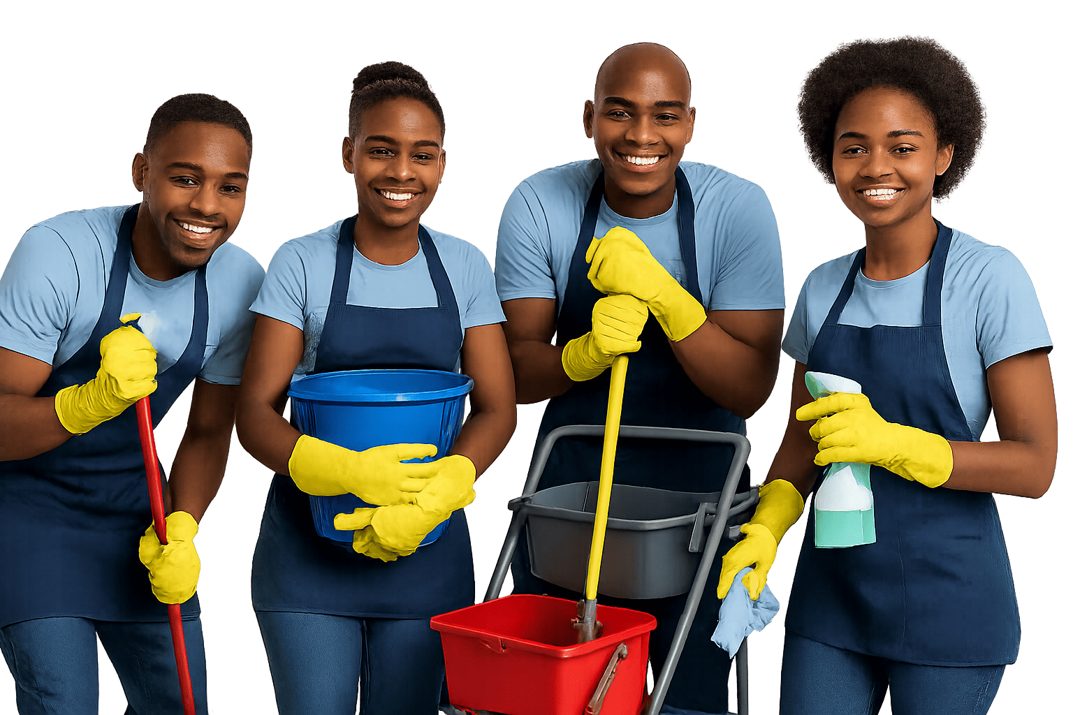 Walls cleaning